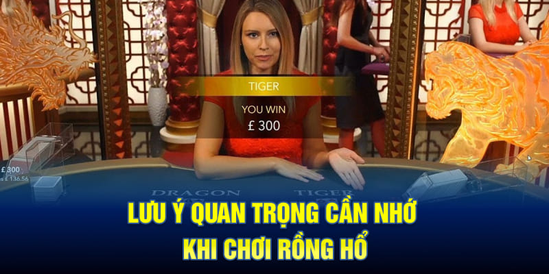 Lưu ý quan trọng cần nhớ khi chơi Rồng Hổ